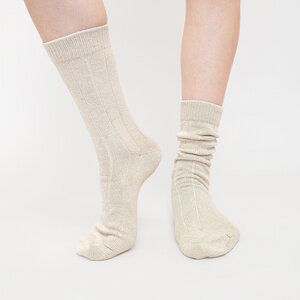 Astrid im 2er Pack - Grobstricksocken aus 95% Bio-Baumwolle, 4% Polyamid und 1% Elasthan - erlich textil