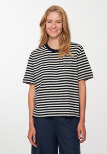 Damen T-Shirt aus weicher Baumwolle (Bio) | WATERLILY STRIPES recolution - recolution