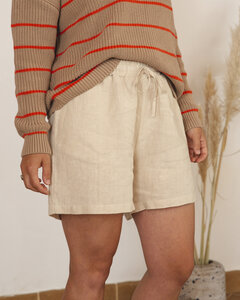 Kurze Hose für Frauen aus Leinen / Simple Shorts - Matona