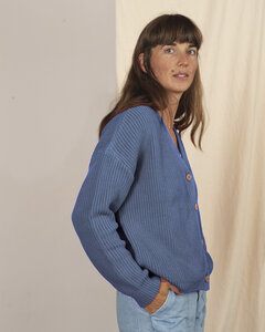 Gestrickter Cardigan für Frauen aus Bio-Baumwolle / Essential Knit Cardigan - Matona