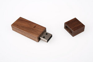 Vireo Holz USB klein, braun - Vireo