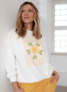 Artdesign- Vintagelook Pulloversweater - Vegan - / Sunshine - Garden - Kultgut
