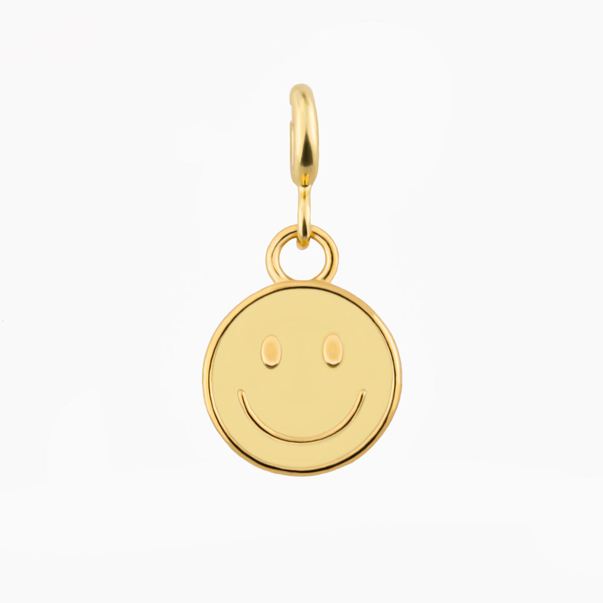 Paeoni Colors - Smiley-Anhänger aus 18k Gold Vermeil, 925 Sterling Silber