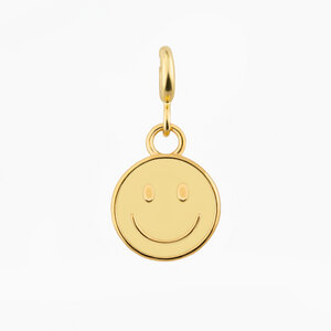 Smiley-Anhänger aus 18k Gold Vermeil, 925 Sterling Silber - Paeoni Colors