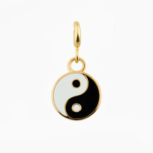 Yin-Yang-Anhänger aus 18k Gold Vermeil, 925 Sterling Silber - Paeoni Colors