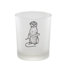 Windlicht »Hitman Harry« von LIGARTI | handbedrucktes Teelicht | Kerzenhalter | Kerzenglas - LIGARTI