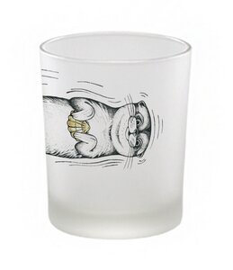 Windlicht »Muschelotter« von LIGARTI | handbedrucktes Teelicht | Kerzenhalter | Kerzenglas - LIGARTI