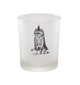 Windlicht »Zaubär« von LIGARTI | handbedrucktes Teelicht | Kerzenhalter | Kerzenglas - LIGARTI