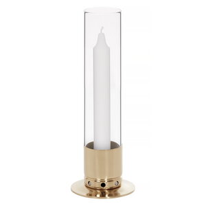 Kattvik Design - Windlicht mit Edelstahl- oder Messingfuß - edler Kerzenständer - Kattvik Design