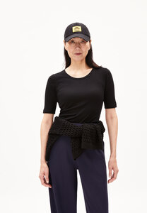MAAIA VIOLAA - Damen Ripp-T-Shirt Slim Fit aus Bio-Baumwoll Mix - ARMEDANGELS