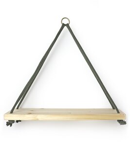 Wandregal Triangle mit Baumwollkordel - Gary Mash