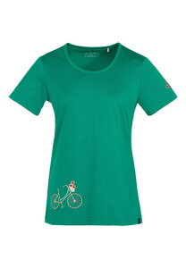 Damen T-Shirt Flower Bike - Elkline