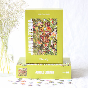 Jungle Library Puzzle, 1000 Teile - Piecely
