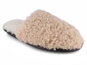 Lammfellpantoffeln 'Locke' aus 100% gewachsenem Lammfell - Lammbock