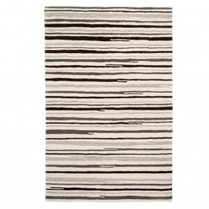 Handgefertigter Flor-Teppich Tuft "Stripes" aus Wolle - versch. Größen - Prolana