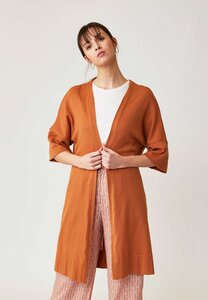 Lange Jacke ohne Verschluss für Damen - Jacke Viktoria - Lana natural wear