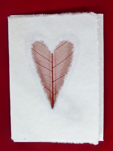Set 3 Grusskarten aus handgeschöpftem Maulbeerbaumpapier - Schönes aus Indochina