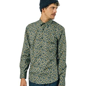 Hemd Miniflowers Navy - Brava Fabrics