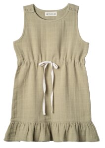 Jumper Sommer-Kleid mit Kordelzug aus Bio-Musselin - Organic by Feldman