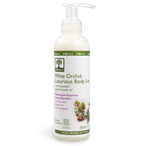 Luxuriöse Körpermilch mit weißer Orchidee 200ml - BIOselect