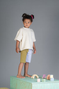 Kids Radler Shorts - Lilac-Olive - soki