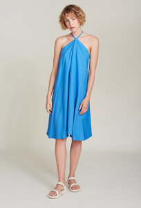 Leinen Kleid Midi Einheitsgröße - Multiposition Short Dress Cotton Linen - Suite 13 Lab