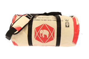 Wochenend- oder Sporttasche 31 L aus recycelten Zementsäcken - Jumbo M Elefant - MoreThanHip