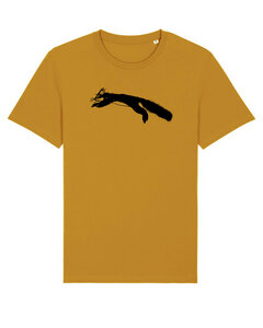 Eichhörnchen Squirrel T-Shirt aus Bio-Baumwolle ochre - ilovemixtapes