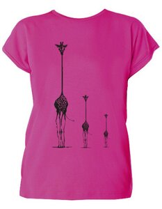 Kinder T-Shirt LAURA in nachhaltiger Eukalyptusfaser | drei Giraffen - CORA happywear