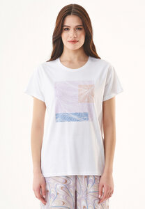 T-Shirt aus Bio-Baumwolle mit Print - ORGANICATION