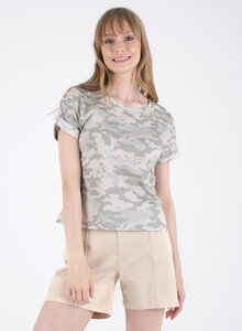 T-Shirt aus Bio-Baumwolle mit Camouflage-Muster - ORGANICATION