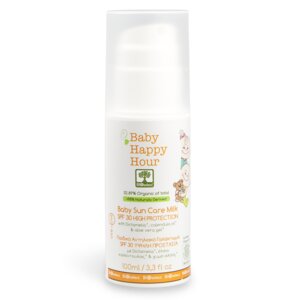 Happy Hour - Sonnenschutzmilch für Babys Hoher Schutz SPF30 100ml - BIOselect