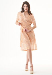 Kleid aus Bio-Baumwolle mit Allover-Print - ORGANICATION