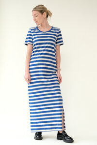 Gestreiftes Kleid- Rebekka Stripe Dress - aus Biobaumwolle - Basic Apparel