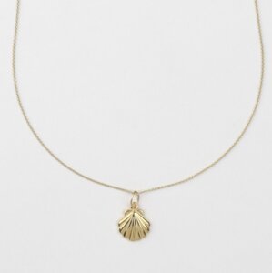 Kinderkette - kleine Muschel, Anhänger/ Silber/ Silber vergoldet - BELLYBIRD Jewellery
