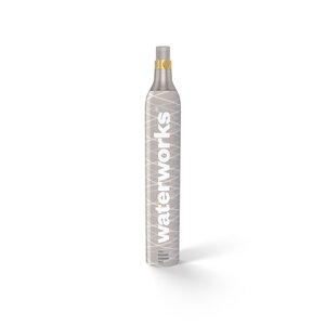 waterworks Silver biogene CO2 Zylinder - das Standard-Ventil für Sodastream* - Waterworks