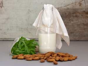 Passiertuch für die vegane Milch - Naturtasche
