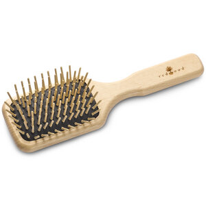 Massagehaarbürste, Paddle-Brush, aus Buchenholz für mittellanges bis langes, glattes oder gewelltes Haar - Redwood Fashion