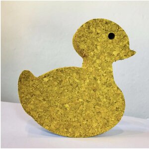 Spielzeug-Ente in gelb aus Kork | Gelbe Ente von Korxx - Korxx