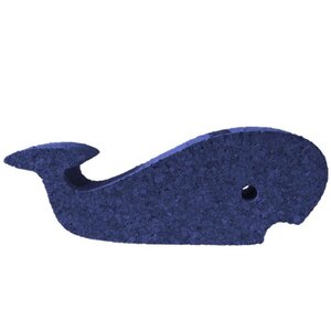 Spielzeug-Wal in blau aus Kork | blauer Wal von Korxx - Korxx