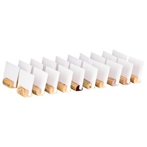 20 Stk. Tischkarten / Platzkarten aus gebrauchten Weinkorken - Kork-Deko