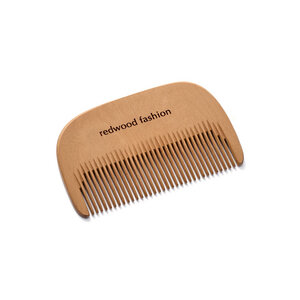 Bartkamm aus Holz für kurzes, glattes Haar - Redwood Fashion