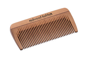 Mini-Taschenkamm aus Holz für kurzes oder glattes Haar - Redwood Fashion