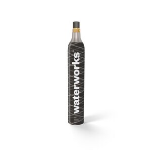 waterworks Black biogene Co2 Zylinder - speziell für Aarke - Waterworks