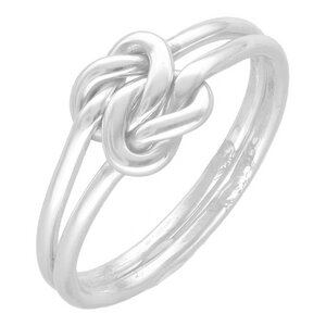 Silber Ring Knoten fein Fair-Trade und handmade - pakilia