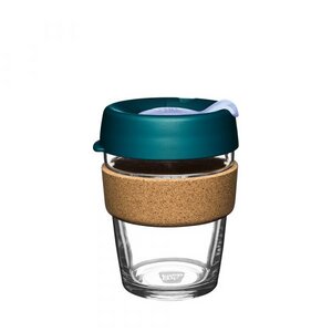 Coffee to go Becher aus Glas mit Grifffläche aus Kork - Limited Edition - Medium 340ml - KeepCup