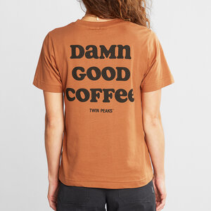 T-Shirt Twin Peaks Good Coffee - Rawhide Brown - DEDICATED