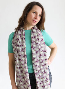 Schal aus 100% Bio-Baumwolle – Flower Basket - Djian
