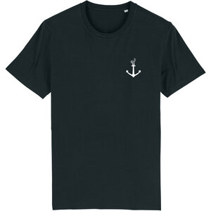 T-Shirt "Anker", Männershirt, Herrenshirt, bedruckt, Siebdruck, T-Shirt, Biobaumwolle - Spangeltangel