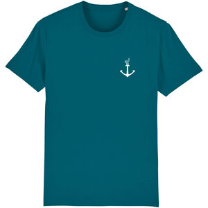 T-Shirt "Anker", Männershirt, Herrenshirt, bedruckt, Siebdruck, T-Shirt - Spangeltangel